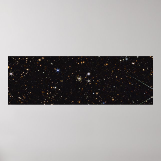 Galaxies Panorama med flera våglängder | Hubble &  Poster (Framsidan)