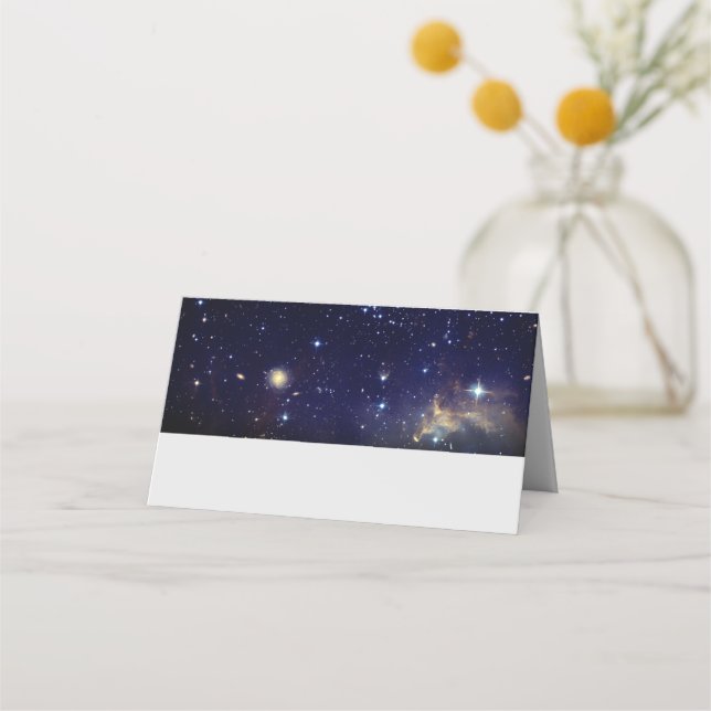 Galaxies Ställe eller Bord-kort Placeringskort (Framsida)