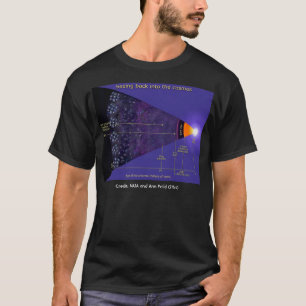 Galaxillustration för NASA första, T Shirt