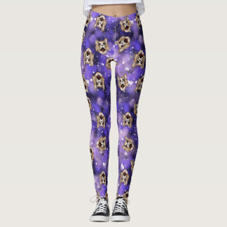 Galaxisk katt leggings
