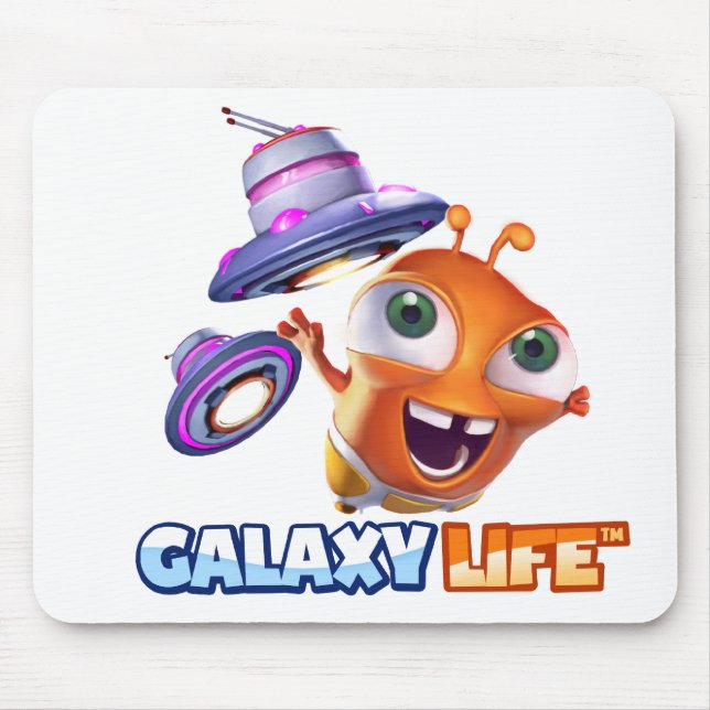 Galaxlivlogotyp Mousepad Musmatta (Framsidan)