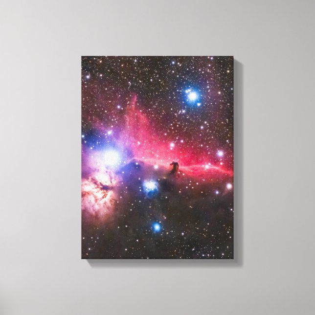Galaxnebulalärft Canvas Väggkonst | Kosmisk Rymdut (Framsida)