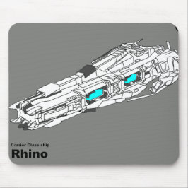 Galaxnoshörning Mousepad Musmatta