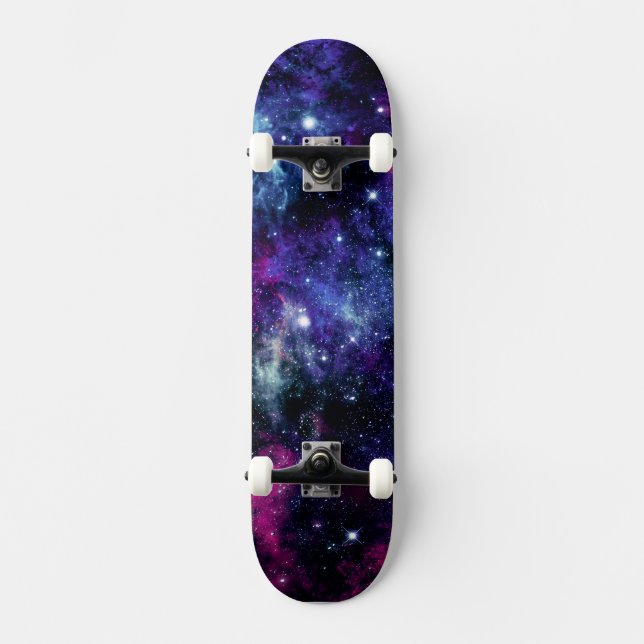 Galaxstjärnor 3 skateboard bräda 20 cm (Framsida)