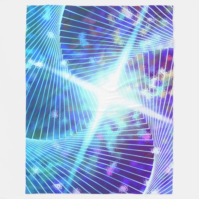 Galaxvirvel Fleecefilt (Framsidan)