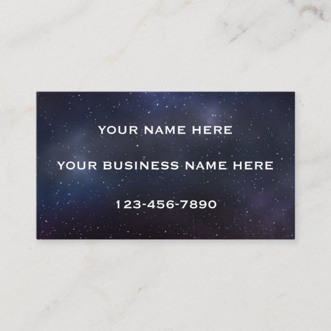 Galaxvisitkort Visitkort (Framsida)