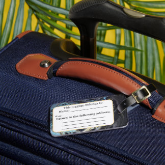 Galaxy Acrylic Pour Inspired Bagagebricka