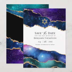 Galaxy Agate Bar/Bat Mitzvah Spara Datumet