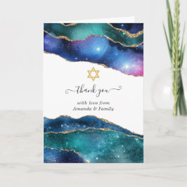 Galaxy Agate Bat mitzvah Tack Kort