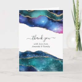 Galaxy Agate Foto Tack Kort