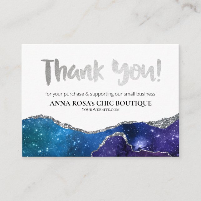 *~* Galaxy AGATE QR LOGOTYP Review AP8 Tilläggskort (Framsida)