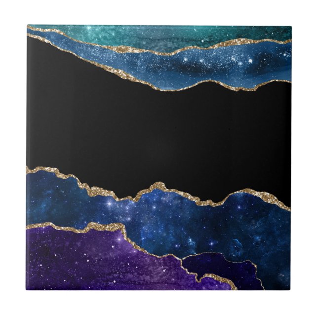 Galaxy Agate Series Design 10 Kakelplatta (Framsidan)