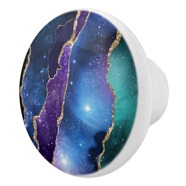 Galaxy Agate Series Design 13 Knopp (Höger)