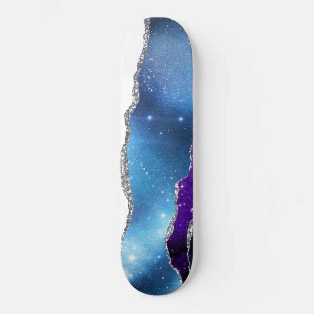 Galaxy Agate Series Design 16 Skateboard (Framsida)