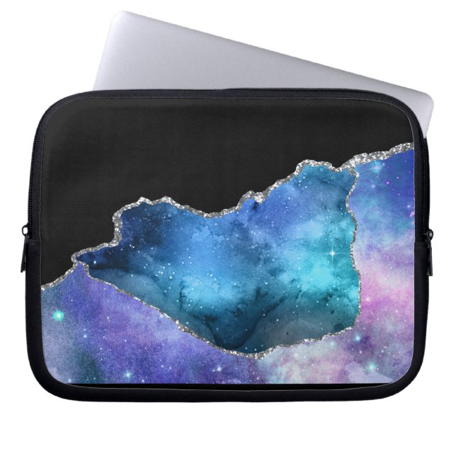 Galaxy Agate Series Design 17 Laptop Fodral (Framsidan)
