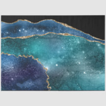 Galaxy Agate Series Design 22 vävnadspapper