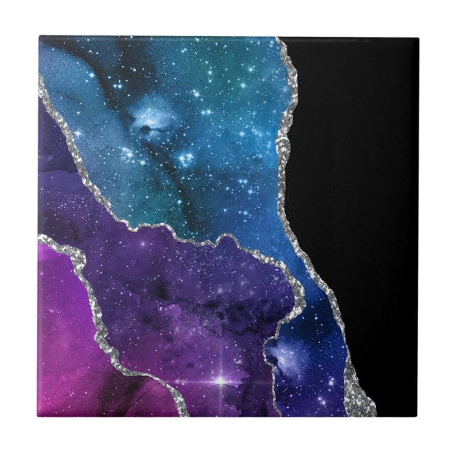 Galaxy Agate Series Design 23 Kakelplatta (Framsidan)