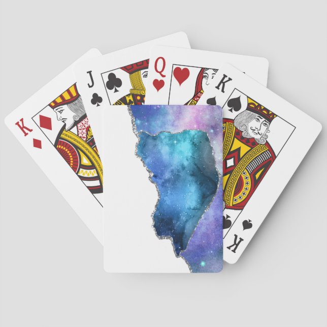 Galaxy Agate Series Design 4  Casinokort (Baksidan)