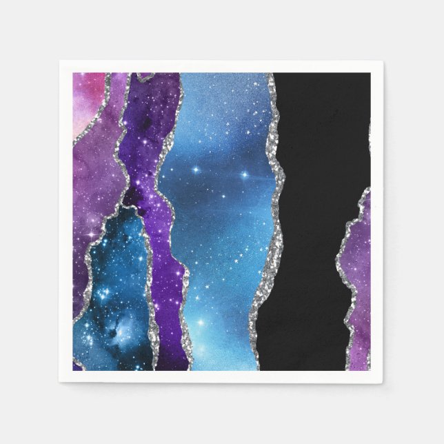Galaxy Agate Series Design 7 Pappersservett (Framsidan)
