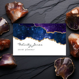 Galaxy Agate Stone Visitkort
