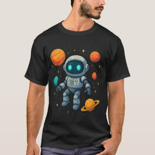 Galaxy AI Robot Explorer! Futuristisk rymdteknik & T Shirt