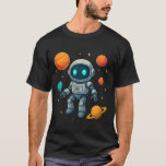 Galaxy AI Robot Explorer! Futuristisk rymdteknolog T Shirt<br><div class="desc">Galaxy AI Robot Explorer! Futuristisk rymdteknik & AI-astronaut , Visa upp din kärlek till rymdutforskningens framtid med denna fantastiska AI-robotdesign! Med en futuristisk robotintelligens som analyserar stjärnkartor, utforskar främmande planeter eller svävar bland binära stjärnbilder är denna t-shirt perfekt för teknikentusiaster, robotingenjörer, NASA-fans och science fiction-fans. Omfamna fusionen av artificiell intelligens...</div>