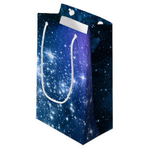 Galaxy Älskare Stjärnig Rymd Blå Himmel Vita Gnist