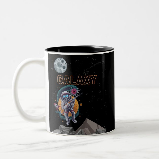 GALAXY apa Två-Tonad Mugg (Vänster)