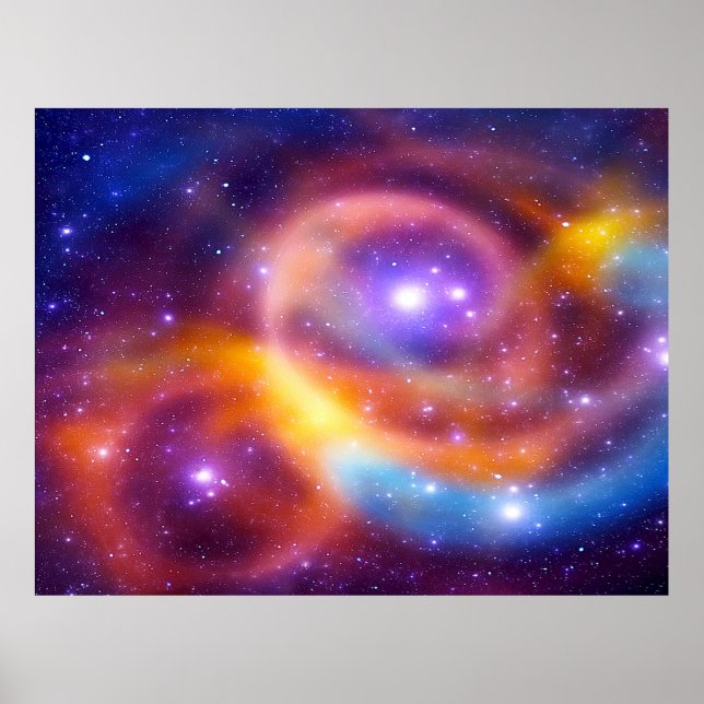 Galaxy Array of Stars and Gases Value Poster (Framsidan)