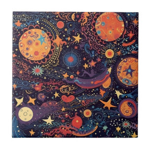 Galaxy Art Ceramic Tile Kakelplatta