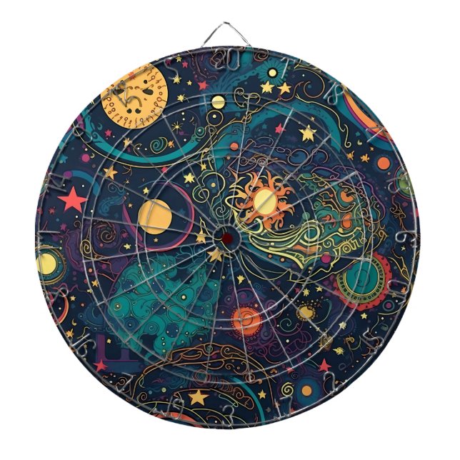 Galaxy Art Dartboard Darttavla (Framsidan)