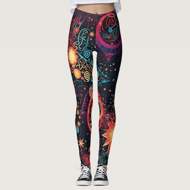 Galaxy Art Leggings (Framsida)