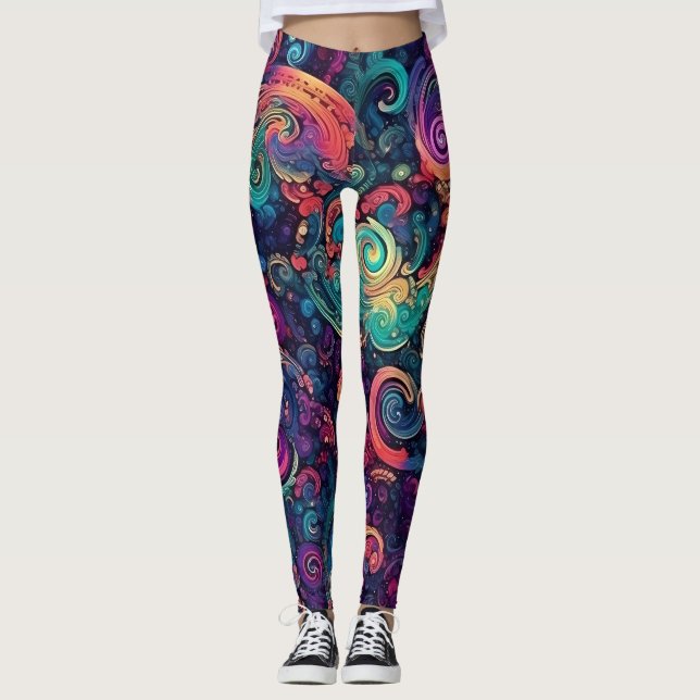 Galaxy Art Leggings (Framsida)