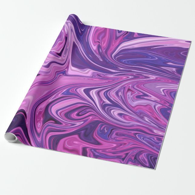 Galaxy art mönster presentpapper (Utrullad)