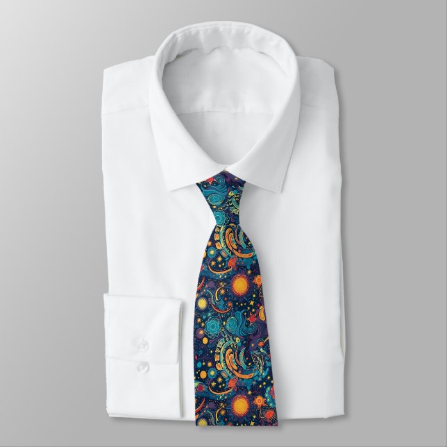 Galaxy Art Neck Tie Slips (Bunden)