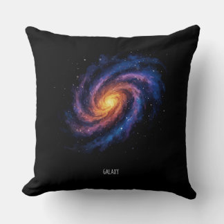 Galaxy Artwork - Cosmic Spiral Space Illustration Kudde