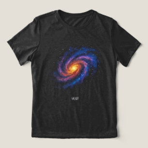 Galaxy Artwork - Cosmic Spiral Space Illustration T Shirt