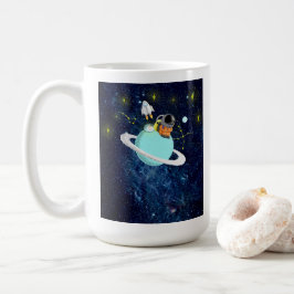 Galaxy Astronaut Space Kaffe koppar Cute Kopp
