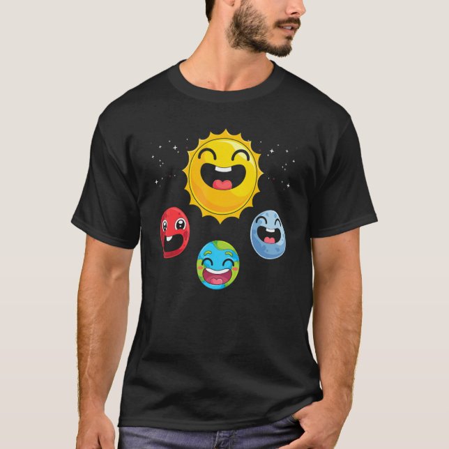 Galaxy Astronomy Scientist Rymden Science T Shirt (Framsida)