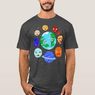 Galaxy Astronomy Space Science Solar System Cute P T Shirt