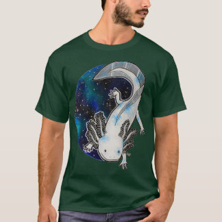 Galaxy Axolotl Artwork T Shirt