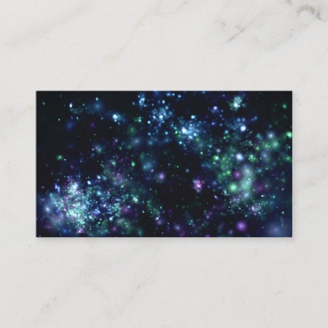 Galaxy Background Visitkort (Framsida)
