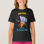 Galaxy Birthday Shirt Space Sister T Shirt<br><div class="desc">Grattis till baby första födelsedag med denna speciella t-shirt,  speciell och personlig-design</div>