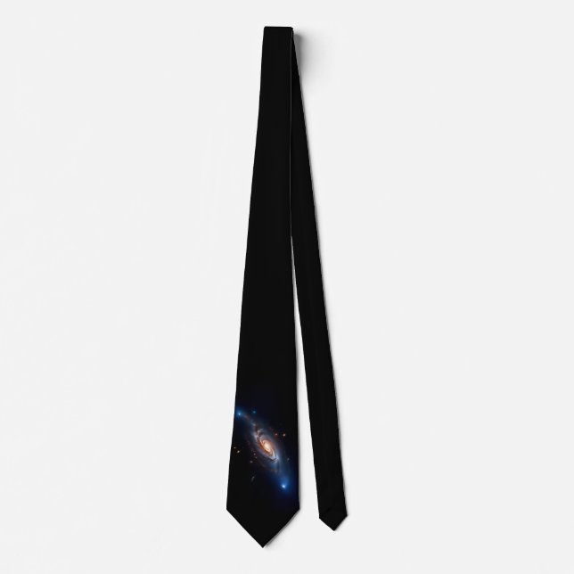 Galaxy Black Neck Tie Slips (Framsida)