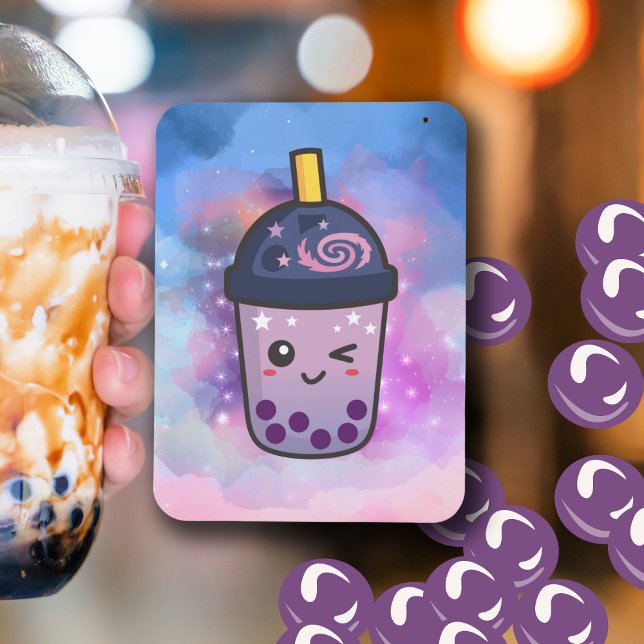 Galaxy Boba Tea Magnet (Skapare uppladdad)