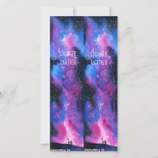 Galaxy Bookmark: Starkare tillsammans Julkort