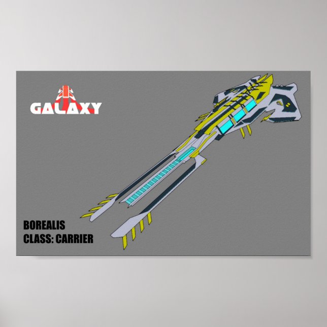 Galaxy Borealis Poster (Framsidan)