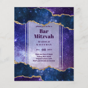 GALAXY Boys PUB MITVAH AGATE Blue LOWEST BUDGET Flygblad
