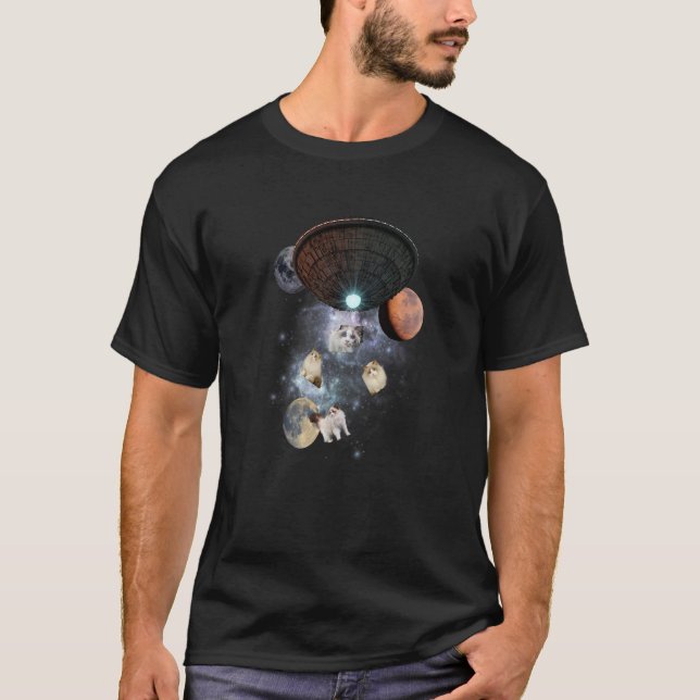 Galaxy Cat Himalayan Ragdoll Birman Cool Cat And K T Shirt (Framsida)