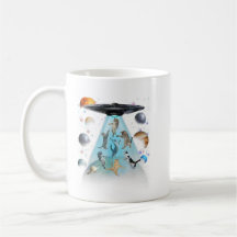 Galaxy Cat Simning T-Shirt | Söt Astronaut Katt 